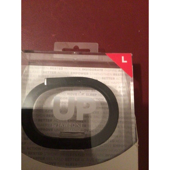 UP Jawbone JBR52a-LG Fitness Calories Exercise Activity Tracker LARGE Black NEW - Picture 2 of 7